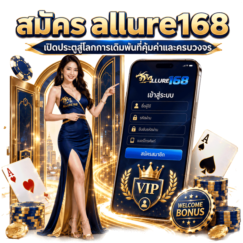 สมัคร allure168 เปิดประตูสู่โลกการเดิมพันที่คุ้มค่าและครบวงจร