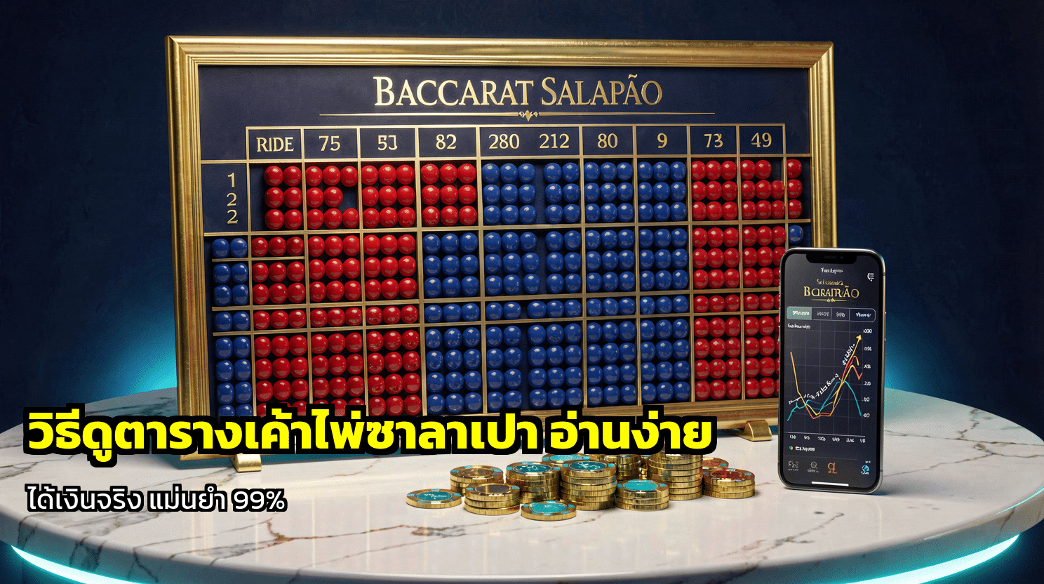วิธีดูตารางเค้าไพ่ซาลาเปา