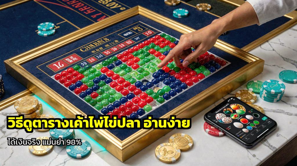วิธีดูตารางเค้าไพ่ไข่ปลา