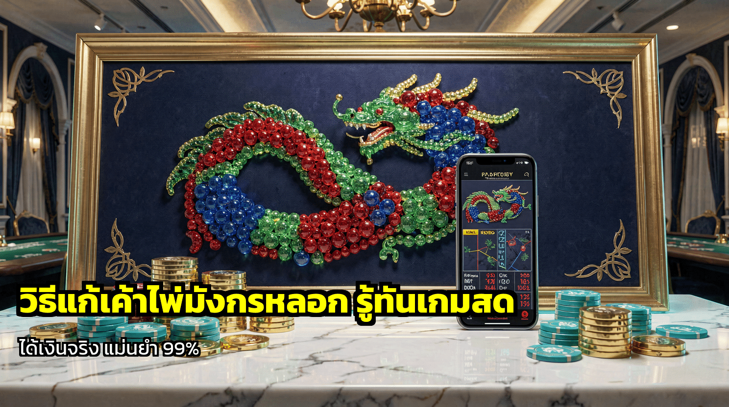 วิธีแก้เค้าไพ่มังกรหลอก