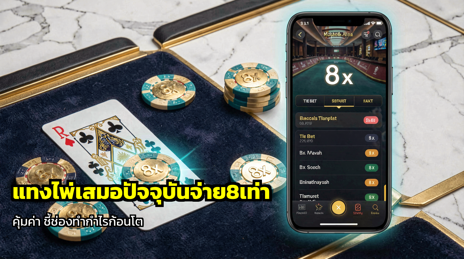 แทงไพ่เสมอจ่าย8เท่า